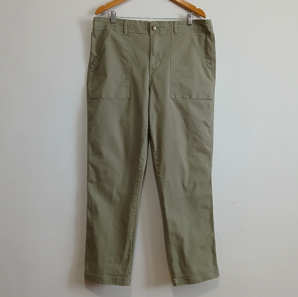 Knots Rose Pants Khaki Green Utility Cotton XL